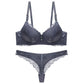 Cute Sexy Women's Bra Sets - Women Push Up Lace Underwear - Panties + Bra Set - Sexy Women's Thongs (TSB4)