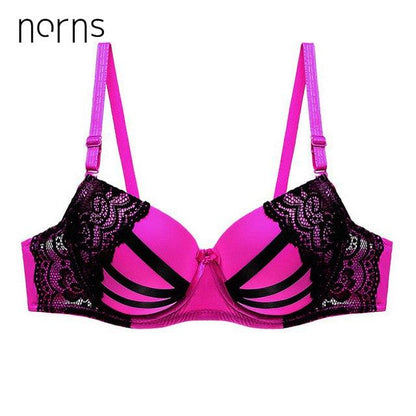 Gorgeous Women's Underwear - Plus Size Bra - Sexy Embroidery Black Bra - Push Up Bra (TSB3)(TSB2)(F27)