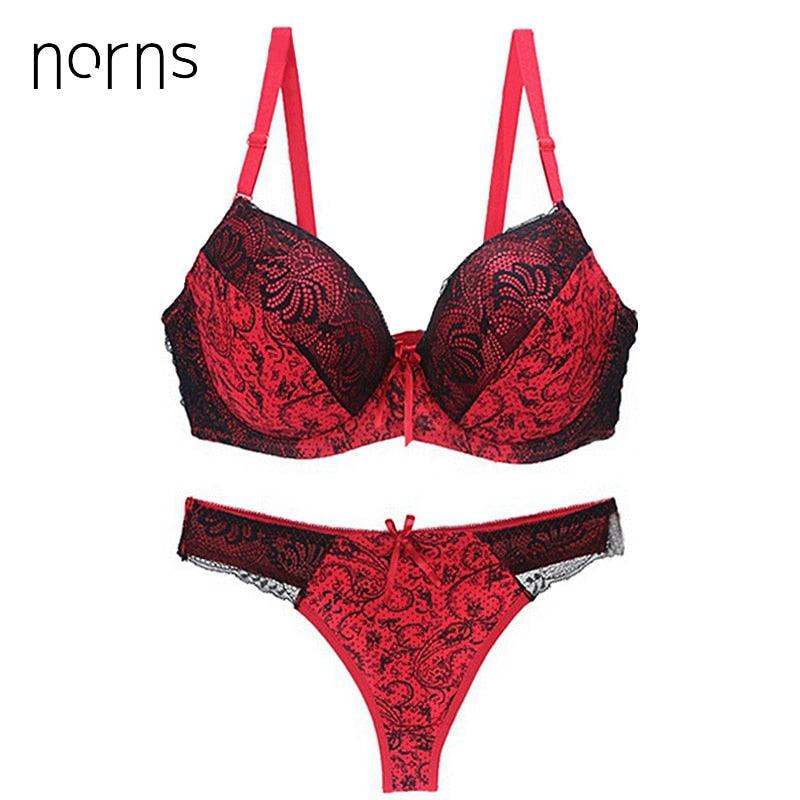 Amazing Women Underwear Set - Plus Size Lingerie Set - Push Up Female Underwear (TSB4)