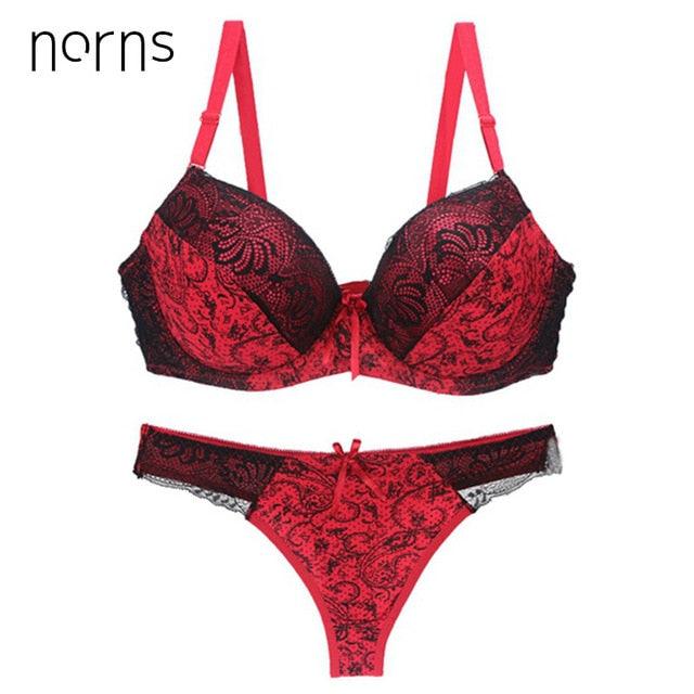 Amazing Women Underwear Set - Plus Size Lingerie Set - Push Up Female Underwear (TSB4)