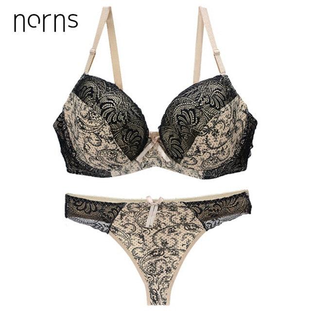 Amazing Women Underwear Set - Plus Size Lingerie Set - Push Up Female Underwear (TSB4)