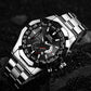 Casual Sport Watches - Luxury Military Leather Wrist Watch - Fashion Waterproof (1U84)(MA9)