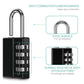2PCS 4 Digit Padlock Combination With Key - Strong Steel Key Lock With Key (LT6)