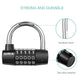 5 Digit Combination Lock Code Number - Security Drawer Cabinet Padlock Safety Luggage Toolbox (D79)(LT6)