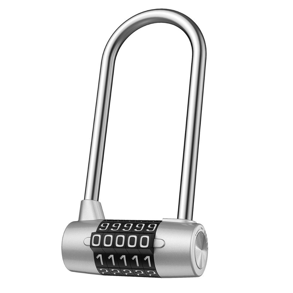 5 Digit Combination Lock - Waterproof Security Padlock Outdoor Safety Lock (LT6)