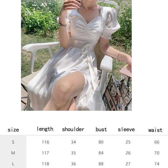 Trending Chiffon Dot Short Sleeved Women Dress - Summer French Dress (2U30)