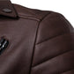 Amazing Zipper Motorcycle Leather Jacket - Stylish Striped Winter Windproof PU Leather Jackets (D100)(TM3)(CC1)