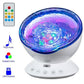 Ocean Wave Projector Light - Music Player Remote Control USB Starry Projection Living Bedroom Party Decor Gifts (LL4)1(1U58)
