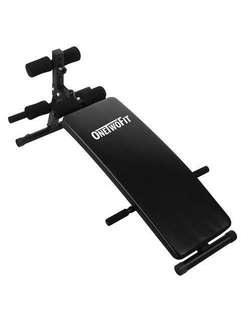OneTwoFit Bench Press Gym Abs Foldable Sit-up Bench Fitness Equipment for Home Indoor Gym (FH)(1U80)