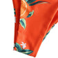 Cute Orange Printed Bikini Set- Sexy Women Swimwear - New Push Up Bathing Suit - Female Brazilian Bikini Set (1U26)