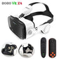 Original BOBOVR Z4 Leather 3D Cardboard Helmet Virtual Reality VR Glasses Headset Stereo BOBO VR for 4-6' Mobile Phone (D55)(RG)(1U55)