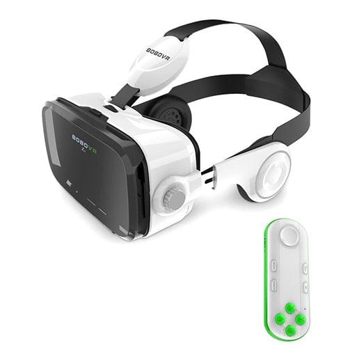 Original BOBOVR Z4 Leather 3D Cardboard Helmet Virtual Reality VR Glasses Headset Stereo BOBO VR for 4-6' Mobile Phone (D55)(RG)(1U55)