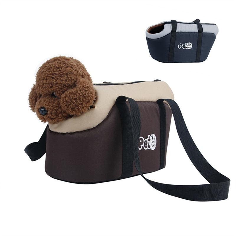 Outdoor Pet Shoulder Bag - Portable Single Carrier Bags - Soft Breathable Car Seat Dog Carriers (3U106)