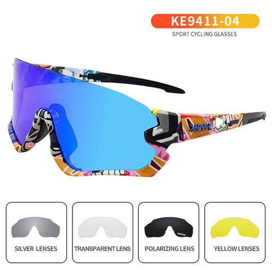 Outdoor Photochromic Cycling Glasses - Motorcycle Sunglasses UV400 (MA6)
