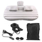 Oversea Car Inflatable Bed - Back Seat Mattress Airbed - Rest Sleep Travel Camping Black/Gray Car Accessories (1U105)(6LT1)(1U89)(3LT1)