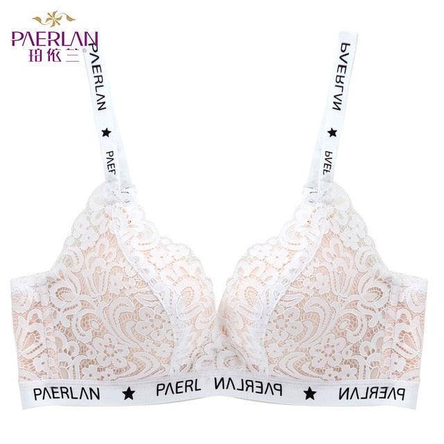 Paerlan summer thin style lady adjusted lace bra without underwire