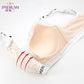 Cute Wire Free Push Up Sexy Women's Bras - Letter Small Breast Adjusts Back Closure Underwear 3/4 Cup - 1Piece(TSB3)