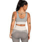 Great Yoga Tank Build In Bra Sportswear - Push Up Padded Fitness Bra - Gym Running Yoga Sports Crop Tops (1U24)