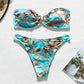 Sexy Women's Swimsuit - Bikini Set - Bathers Bathing Suit - Two Piece Women Swimwear - High Cut Bikini (TB8D)(F26)