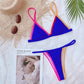 Sexy Women Triangle Backless Swimsuit - High Cut Swimwear - Female Brazilian Bathing Suit (D26)(TB8D)