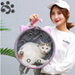 Pet Carrier - Cat Carrying Backpack for Cats Capsule Windows Bag Cats Carrying (D75)(6W4)