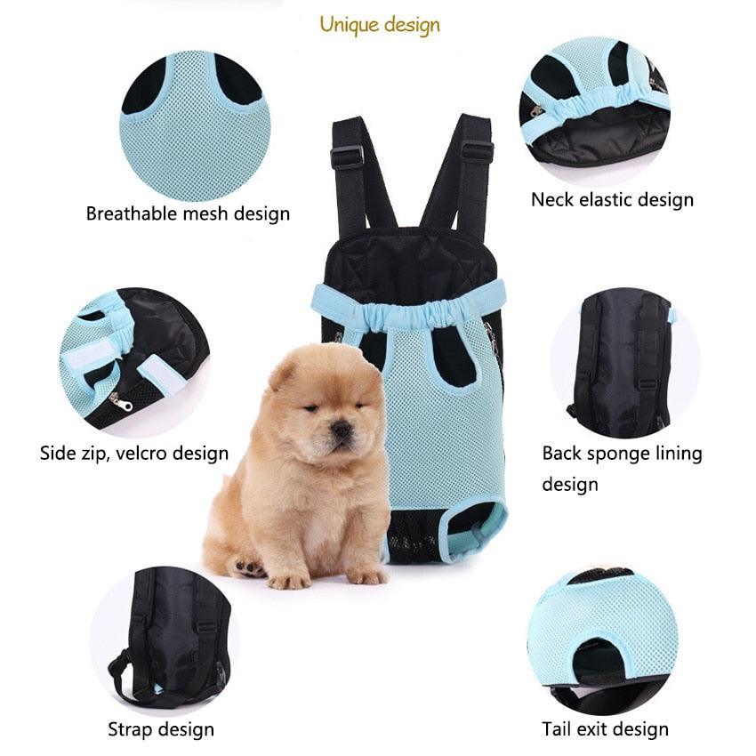 Pet Cats Dog Carrier Backpack Bags - Pet Outdoor Travel Carrier Bags - Portable Dog Bags (1U106)