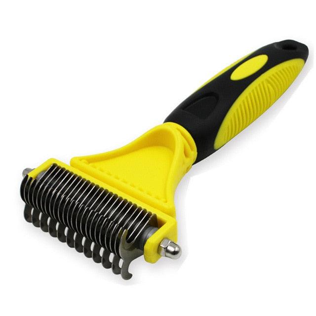 Pet Dematting Comb 23+12 Double Sided Rounded Teeth Combs For Dog And Cat (9W1)(F72)
