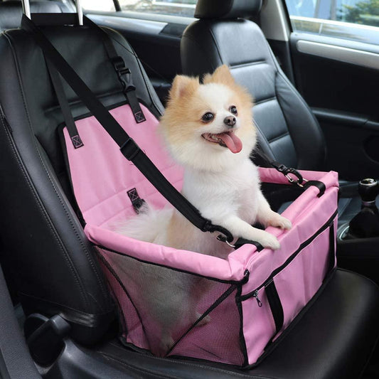 Gorgeous Pet Dog Car Seat - Waterproof Basket - Seat Bags Folding Hammock Pet Carriers (1U106)(5LT1)
