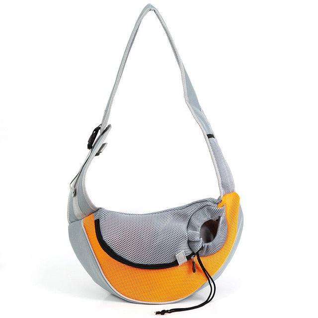 Pet Dog Carrier Outdoor Breathable Travel Handbag - Pouch Mesh Oxford Single Shoulder Bag (2U106)