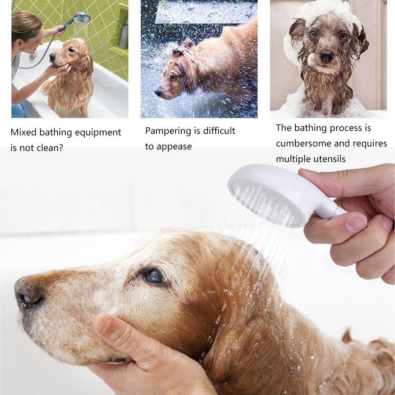 Pet Dog Cat Shower Head Bathroom Multi-function Tap Spray Heads Toilet Bath Sprayers (2U72)