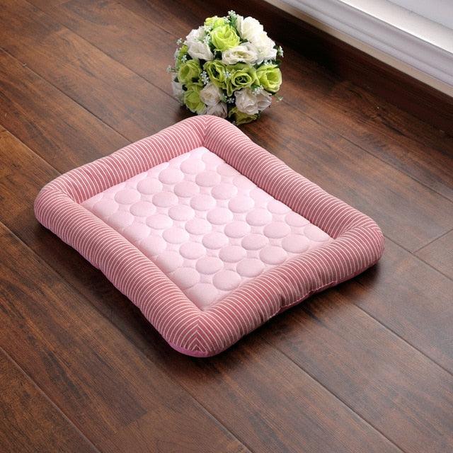 Pet Dog Mats Summer Cooling Bed - Dogs Mat Durable Breathable Blanket Sofa Cushion For Small Medium Dogs (2U74)