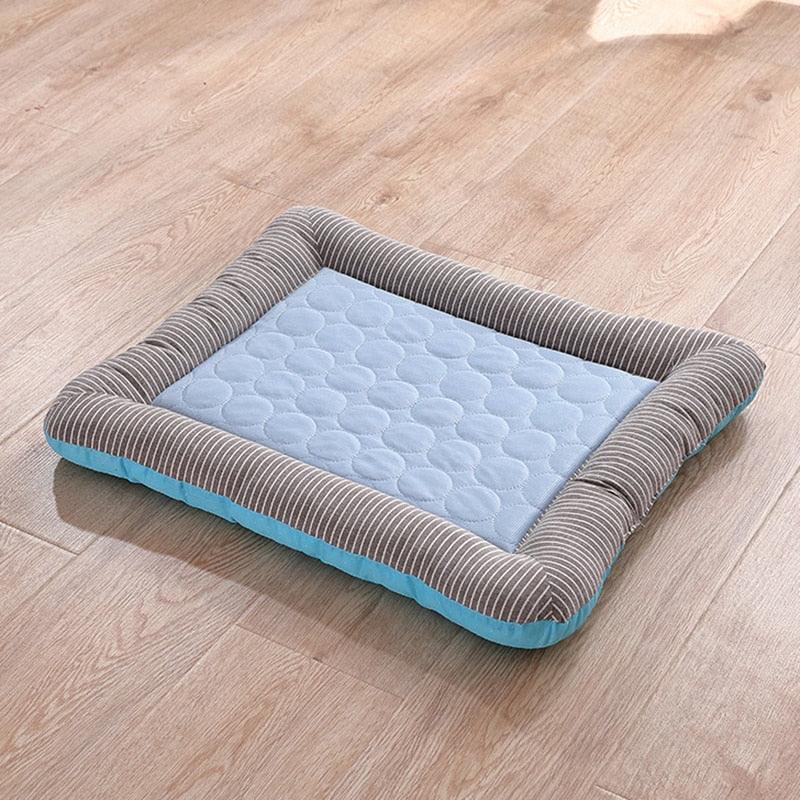 Pet Dog Mats Summer Cooling Bed - Dogs Mat Durable Breathable Blanket Sofa Cushion For Small Medium Dogs (2U74)