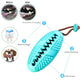 Pet Dog Toy - Interactive Feeding Ball Chew Toy - Teeth Cleaning Dog Toothbrush Spill Ball Doggy Puppy Dental Care (2U73)