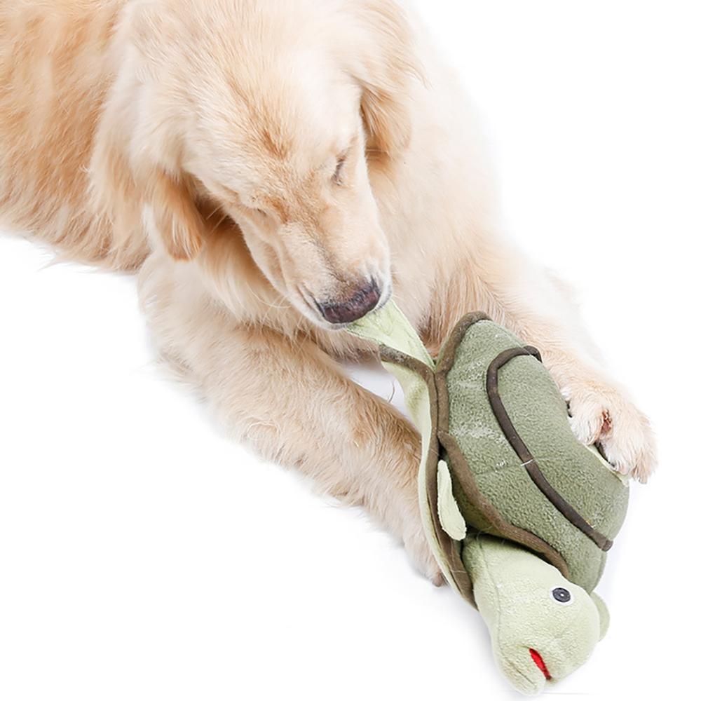 Pet Dog Toy Squeaky Plush Pet Chew Toy - Interactive Training Toys Tooth Cleaning Toy (D73)(8W2)(1W3)