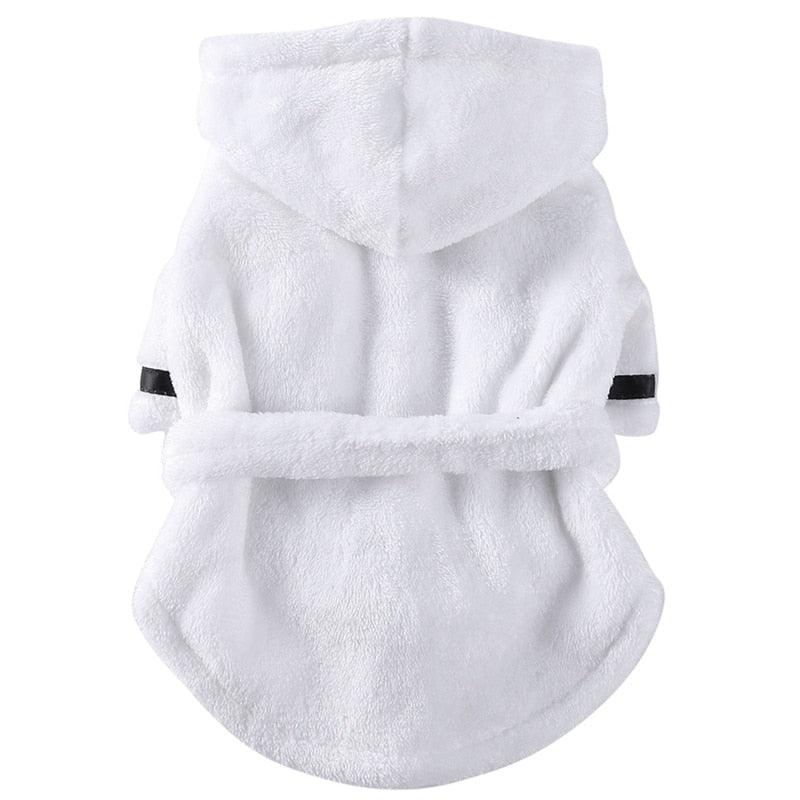 Pet Pajama With Hood Thickened Luxury Soft Cotton Hooded Bathrobe - Quick Drying And Super Absorbent (2U69)