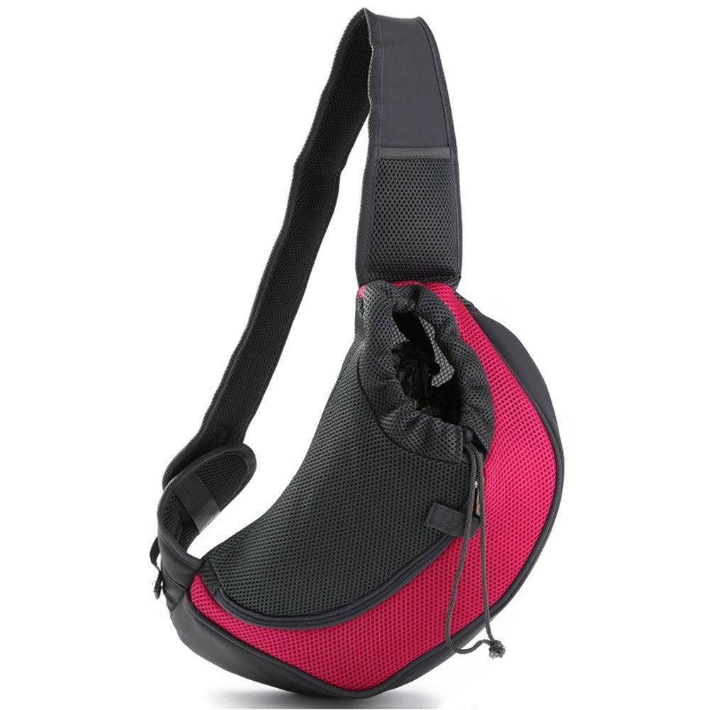 Great Pet Puppy Carrier - Outdoor Travel Handbag - Pouch Mesh Oxford Single Shoulder Bag (D79)(5LT1)