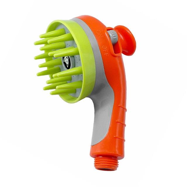 Pet Shower Head Bath Brush Dogs Cats Shower Comb - Pet Washing Supply Accessories Sprinkler Animal Dog Wash (4W2)1