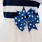 Pet Stripes Skirt Fashion Puppy Dog Princess Dress - Small and Medium Dogs Simple Dress Suit (2U69)