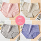 Trending 4Pcs High Waist Panties - Women Soft Cotton Sexy Briefs Underwear - Body Shaper Intimates (TSP2)