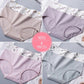 Trending 4Pcs High Waist Panties - Women Soft Cotton Sexy Briefs Underwear - Body Shaper Intimates (TSP2)