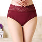 Plus Size Panties - Women Sexy Lace Modal Comfortable Underwear - Seamless Hollow Out Breathable Briefs (TSP2)
