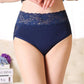 Plus Size Panties - Women Sexy Lace Modal Comfortable Underwear - Seamless Hollow Out Breathable Briefs (TSP2)