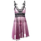 Plus Size Women Sexy Lingerie - Lace Babydoll Underwear Transparent Erotic Lingerie (1U29)