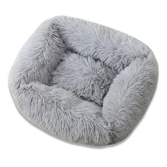 Plush Dog Bed House - Soft Round Dog Winter Pet Cushion Mats For Small Dogs Cats Pet (1U74)