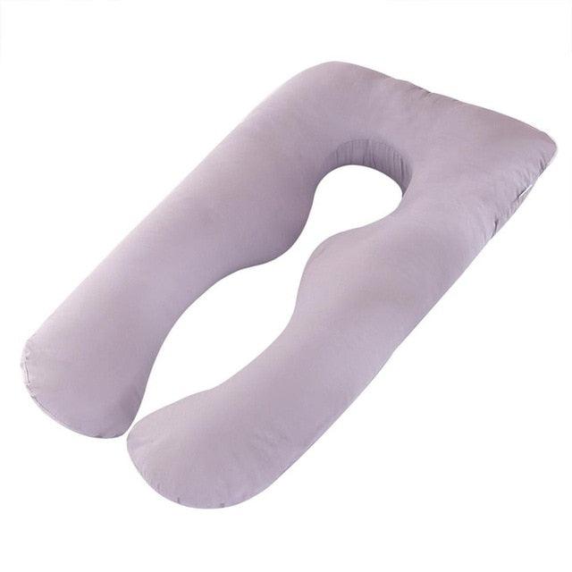 Great Pregnant Women Sleeping Support Pillow Cotton - U Shape Maternity Pillows Pregnancy Side Sleeper (1U7)(8Z2)