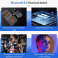 Q66 Wireless V5.0 Bluetooth Earphone HD Stereo Headphone Sports Waterproof Headset With Dual Mic and 6000mAh Battery Charge Case (AH1)((RS8)