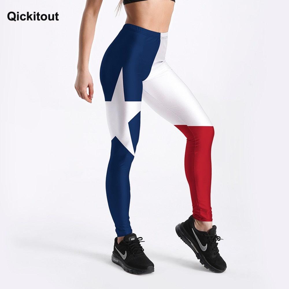 New Arrival Women Leggings - US Flag Style - Push Up Leggings - Casual Workout (BAP)(TBL)(F24)