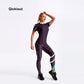 New Women Sport Suits - Casual Fitness Sportswear Suit ( Short Sleeve T-Shirt Top + Long Pants ) (BAP)
