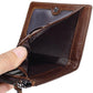 Quality Genuine Leather Men's Wallet - Vintage Style Wallets - Oil Wax Leather Cash Organizer (MA5)(F17)