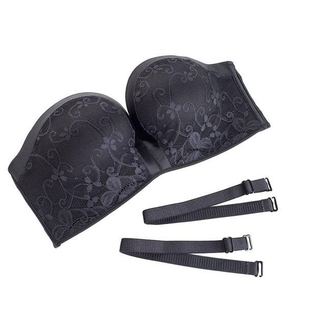 Chic 32-38 AB Cup Bras For Women - Seamless Push Up Invisible Strapless Brassiere - Backless Underwear Wire Free (TSB1)(F27)